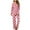 Pink, variant on Censtreet 2 Pack Womens Pajama Sets Long Sleeve Lounge Sets Soft Pj Sleepwear Loungewear