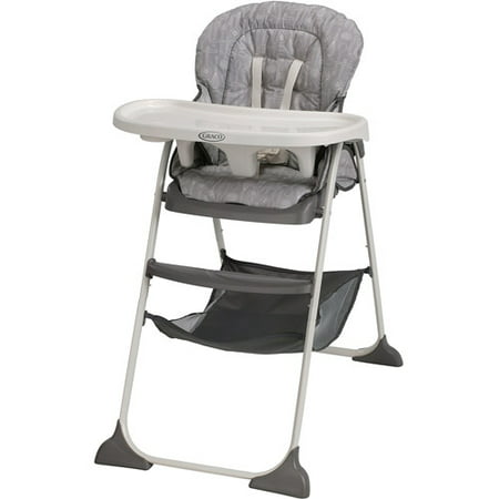 Graco Slim Snacker High Chair, Whisk (Best High Chair For 4 Month Old)