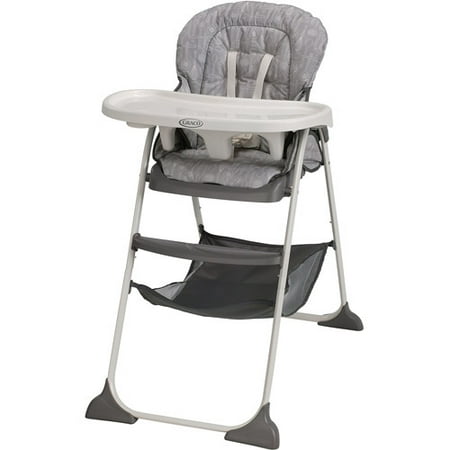 Graco Slim Snacker High Chair, Whisk (Best High Chair For 3 Month Old)