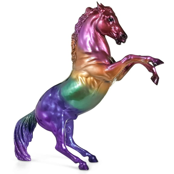 Breyer Horses Traditional Series Limited Edition | Jewels Rainbow Decorator | Horse Toy Model | 11.5" x 9" | 1:9 Scale Horse Figurine | Model #1866