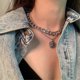 thumbnail image 1 of Collares de cadena de oro para mujer, collares punk, collares bohemios para mujer, collar grueso estético - DAX04702450-1 - Código de producto 55063 DAX04702450-2, 1 of 5