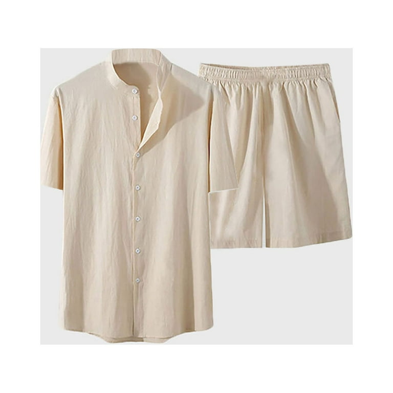 Summer Savings Clearance! Edvintorg Mens Two Piece Outfits