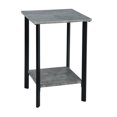 thumbnail image 1 of Table d'Appoint en Ciment Gris, Piédestal en Pied de Plante, 1 of 3