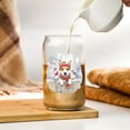 thumbnail image 3 of Playful Toy Fox Terrier Welcomes Winter Snowy Day with Cardinal Bird 16oz Glass Cup Mug Dog Lover Glass Can - 2017, 3 of 5