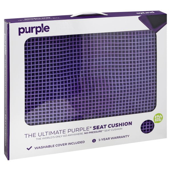Wondergel / Purple PSCUMT01 Purple Seat Cushion Extra Thick/wide