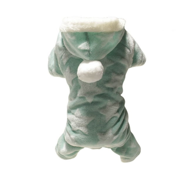 Sudadera con capucha de forro polar supersuave, pijama para perros pequeños, abrigo de invierno cálido, mono tipo jersey, ropa para cachorros, para razas pequeñas, tela suave, para uso en