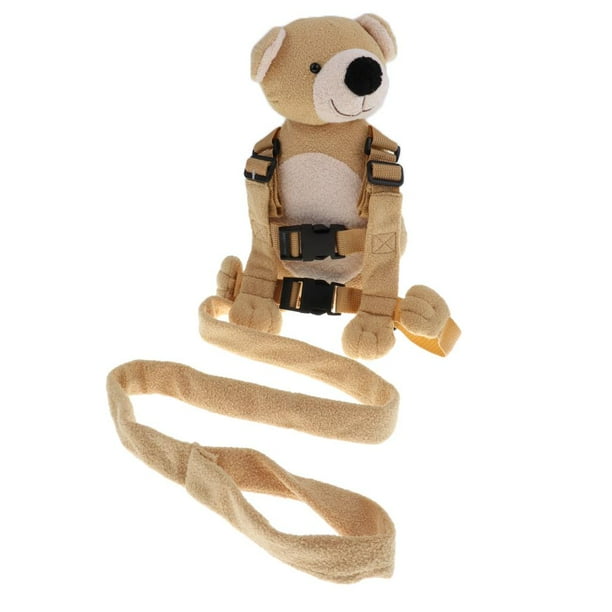 con correa de arnés de seguridad para niños pequeños de les de peluche de dibujos con riendas Oso Zulema Mochila de arnés de seguridad