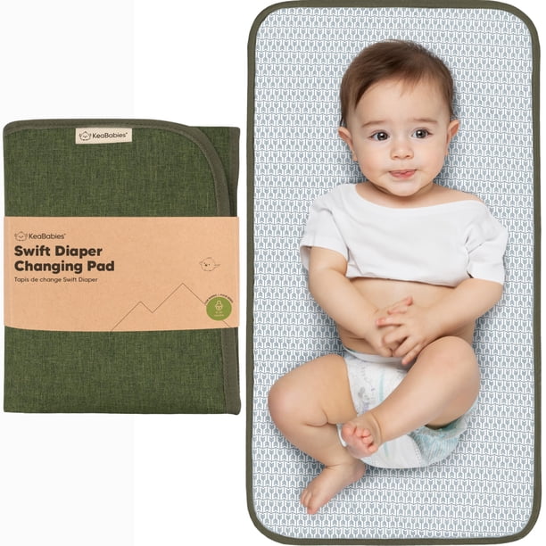 Alfombrilla Cambiadora KeaBabies Swift Plegable Impermeable 65x35 cm