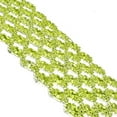 thumbnail image 4 of Mandala Crafts Faux Diamond Bling Wrap, Faux Rhinestone Crystal Mesh Ribbon Roll for Wedding, Party, Centerpiece, Cake, Vase Sparkling Decoration (Flower Pattern 4 Inches 10 Yards, Lime Green), 4 of 6