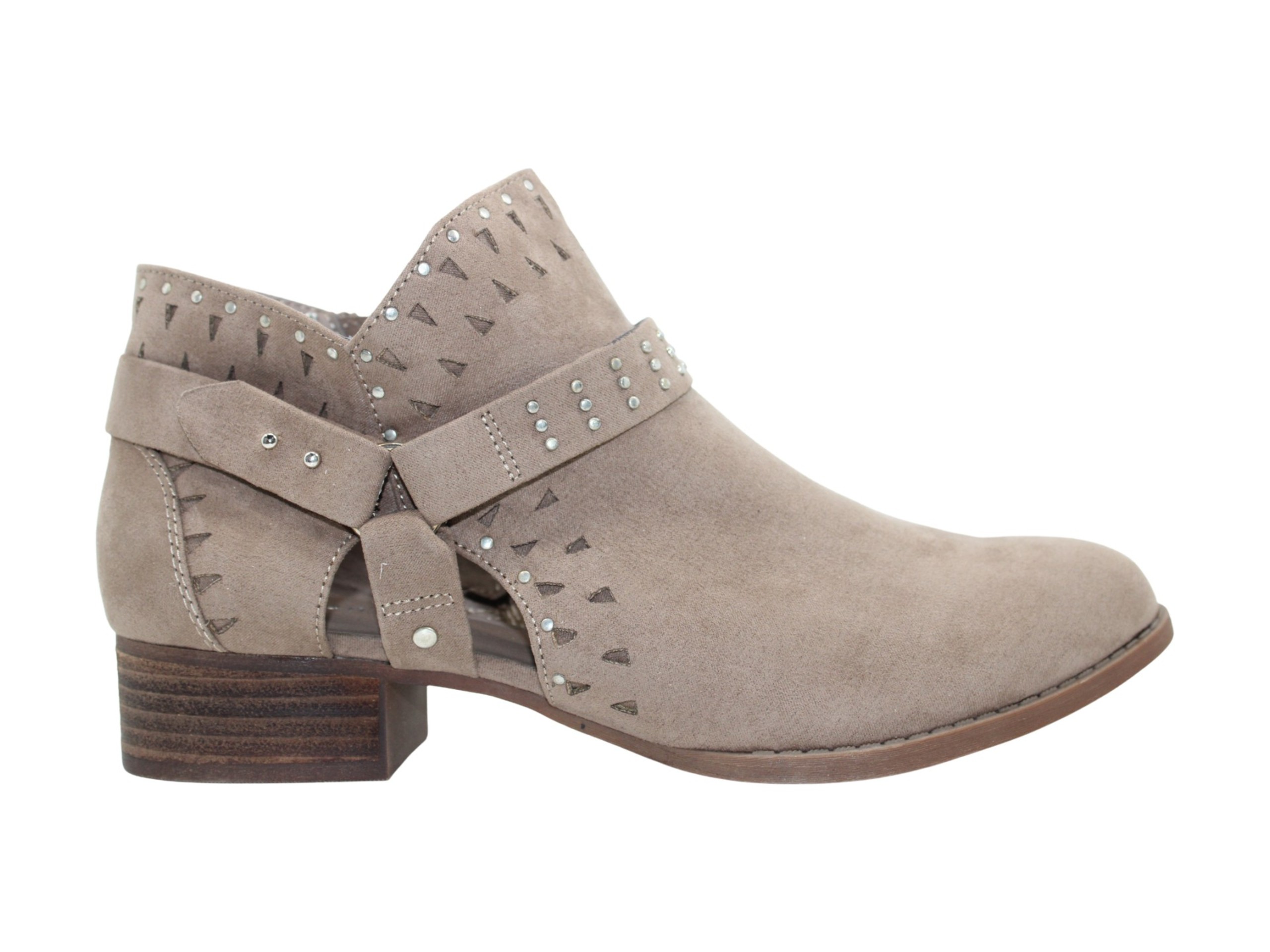 arizona womens cadman booties block heel