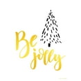 thumbnail image 2 of Seven Trees Design 19x24 Black Ornate Wood Framed with Double Matting Museum Art Print Titled - Be Jolly Christmas Tree, 2 of 4