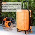 thumbnail image 3 of 4 Pcs Housse de protection en silicone pour Roue de Valise, Housse de Roulettes de Chariot, Réduction de Bruit Silencieuse, absorption des Chocs Violet, 3 of 6
