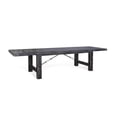 thumbnail image 6 of Rena Dining Table, 2 Extension Leaves, 86-122 Inch Black Mahogany Wood, 6 of 7