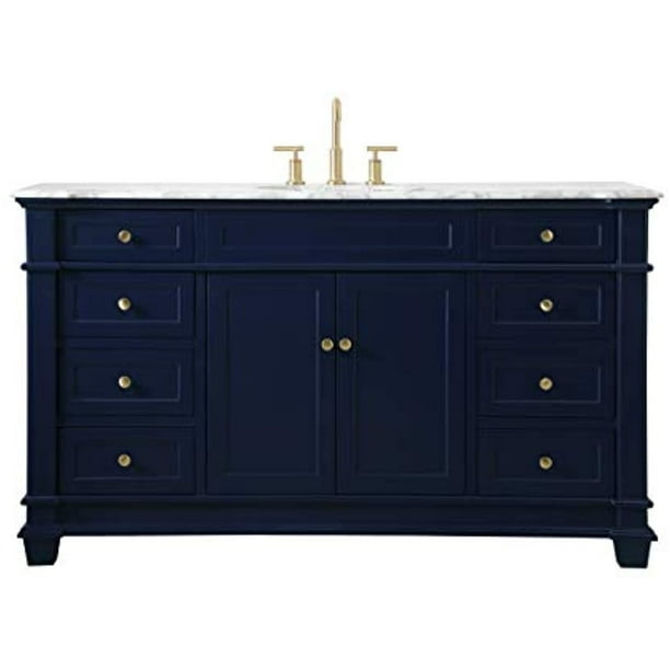 Elegant Decor 60 Inch Single Bathroom Vanity Set In Blue Com - 60 Bathroom Vanity Single Sink Blue Elegant Decor 60 Inch Single Bathroom Vanity Set In Blue Com - 60 Bathroom Vanity Single Sink Blue