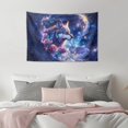 thumbnail image 5 of SEANATIVE Galaxy Wolf Tapestry Floral Butterfly Wall Tapestry for Bedroom Small Fall Tapestry for Living Room Small Wall Hanging Tapestry Small Tapestry for Bedroom, 5 of 6
