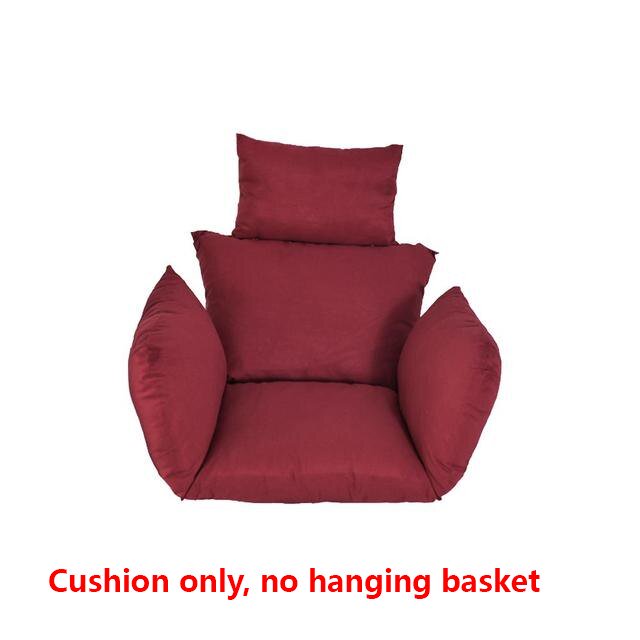 Cojín colgante para hamaca, silla de jardín oscilante, sofá, cesta colgante, cojines de asiento, no incluye silla Fivean unisex