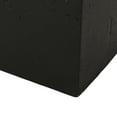 thumbnail image 4 of Fardeen Outdoor Modern Medium Cast Stone Square Planter, Black, 4 of 6