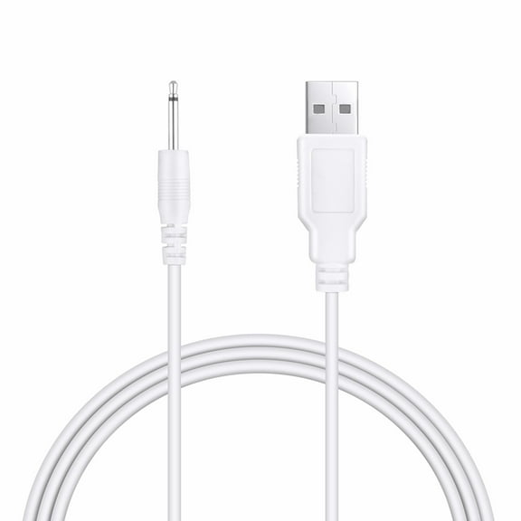 FITE ON 3ft White USB DC Power Charger Cable Cord Compatible for Love Magic Iwand vibrator