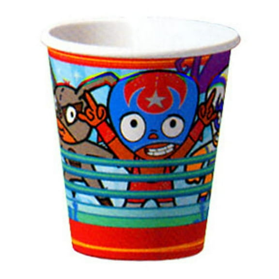 Mucha Lucha Paper 9oz Cups (8ct)