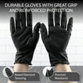 thumbnail image 6 of Wolverine Industrial Grade Nitrile Gloves Black Disposable X Large Fit 8 Mil Heavy Duty Diamond Textured Surface 1000 PCS, 6 of 7