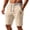 AC03-Khaki, variant on Men'S Shorts Casual Relaxed Fit Drawstring Elastic Waist Short Trendy Stretch Summer Beach Vacation Shorts With Pockets Beige 2XL