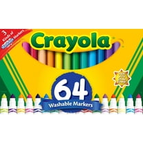Crayola 64 Ct Washable Broad Line Markers with Gel FX Markers, Kids Holiday Gift, Arts & Crafts, Classroom Must Haves