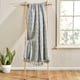 thumbnail image 1 of Manta Boho Lush Decor Copetudo Algodón Tejido Gris Claro 50x60, 1 of 2