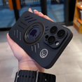 thumbnail image 2 of Compatible With iPhone 14 Pro Max Cooling Case, Magnetic Charging Pc Hard Case, Camera Lens Protective Film, Waterproof And Shock-Proof Case 6.7"，black, 2 of 5