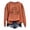 Orange, variant on CAIXIA Cute Sweatshirts for Women Y2k Casual Crewneck Long Sleeve Fleece Tops Pullover Fleece Embroidered Ladies Sweaters Outfits Winter Clothes 2026