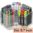 thumbnail image 3 of NIUBEE Acrylic Pen Holder Pencil Organizer, 360-Degree Rotating Pencil Holder, Crayon Organizers Marker Holder Caddy Art Supply Organizer for Desk, Desk Organizer for Office Home, 3 of 9