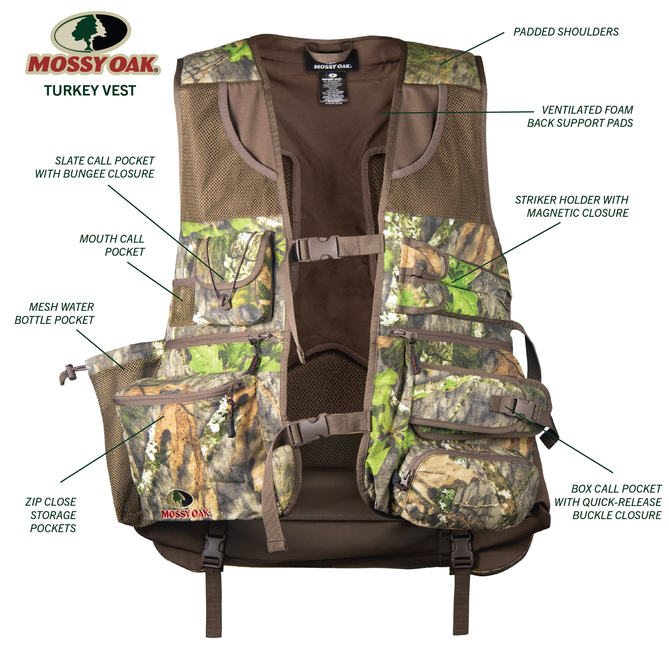 Mossy Oak Obsession Men's Turkey Hunting Vest