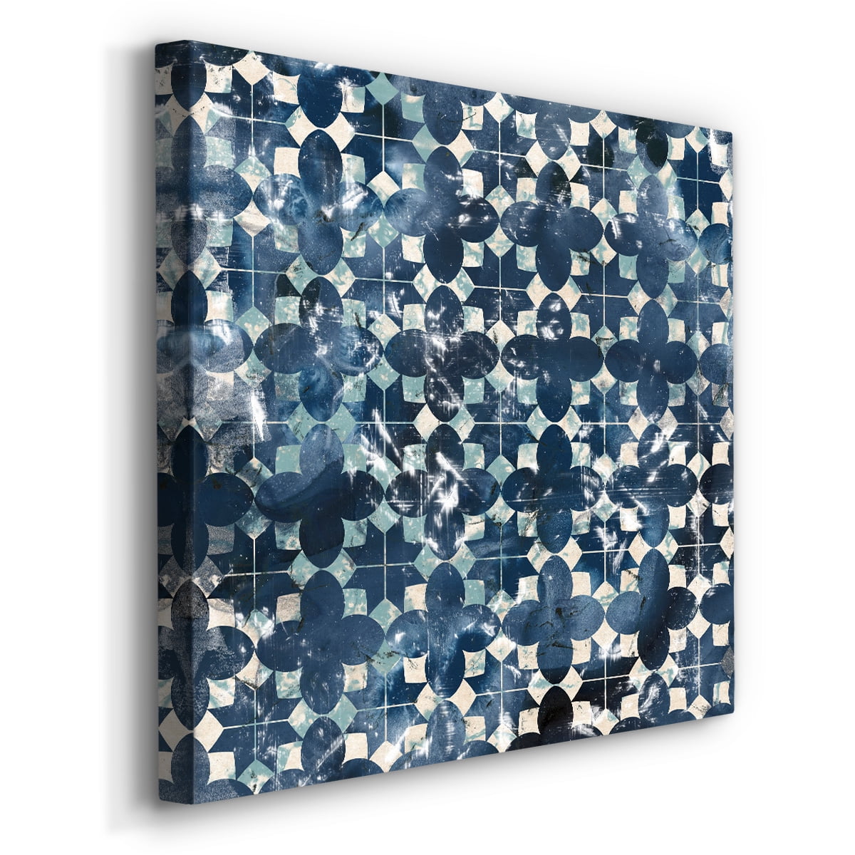 Wexford Home Tile-Dye VII-Premium Gallery Wrapped Canvas, 32" x 32" - Ready to Hang