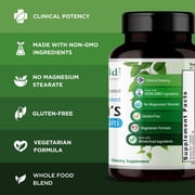 Emerald Labs Mens 1-Daily Multi - Multivitamin with Methylated Folate, Extra Zinc and Lycopene to Support Healthy Prostate, Energy Levels, Bone Strength - 30 Vegetable Capsules
