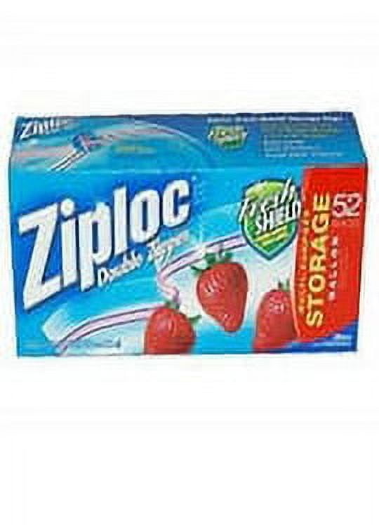 Amazon.com: Ziploc Double Zipper Storage Gallon - 4/52 Count
