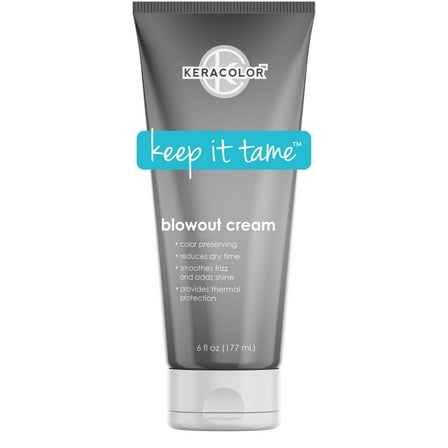 Keracolor Blowout Smoothing Cream for Hair, 6 fl oz