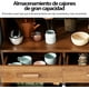 thumbnail image 5 of Zocalo Armario de Cocina 5 Niveles Marrón Oscuro con Puertas y Cajones | Gran Capacidad, Multiusos, 5 of 8