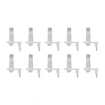 Polygem Corner Injection Ports with Caps, Clear, 10-Pack, Concrete Repair