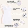 thumbnail image 3 of Vestido de mujer Full Slip Shapewear Body Lencería Body Shaper con sujetador incorporado Tops espalda lisa, 3 of 5