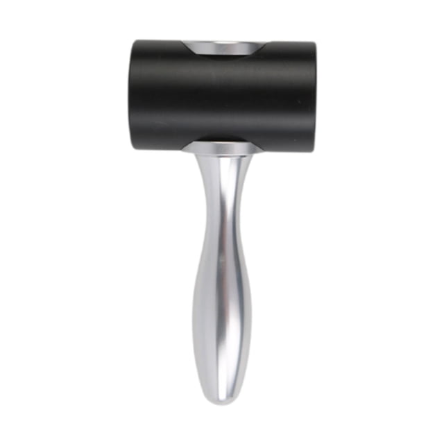 Martillo de nailon para tallar cuero, cabeza en T, multifunción, para bricolaje, estampado y costura. Negro