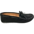 thumbnail image 2 of Minnetonka Men's Nub Sole Moccasin,Black,8 M US, 2 of 5