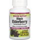 thumbnail image 1 of Suplemento Natural Factors Black Elderberry 100 mg 60 cápsulas blandas, 1 of 2