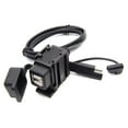 thumbnail image 3 of 12V Motorcycle Dual Port SAE Charging Adaptor to Adaptor Motorcycle Charger Socket USB Cable Adaptor Charger Socket Waterproof, 3 of 9