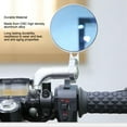 thumbnail image 4 of Motorcycle Round Bar End Mirrors Anti  Blue Mirror For M8 M10 Mirror Holders, 4 of 8