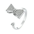 thumbnail image 1 of Rotatable Compression Adjustable Zircon Decompression Ring for Stress and Style, 1 of 1