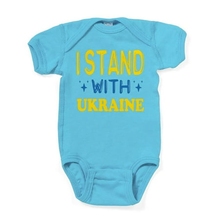 

CafePress - I Stand With Ukraine Body Suit - Cute Infant Bodysuit Baby Romper - Size Newborn - 24 Months