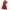 Red, variant on Wancir Women's Elegant Floral Long Sleeve Round Neck Smocked A-Line Flowy Tiered Maxi Dress