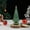 Green, variant on Christmas Tree Figurine Resin Tabletop Decor, 7.9 Inch Tall Xmas Trees Decoration Holiday Decor Indoor Table Decorations, Elegant Fireplace Living Room Centerpieces