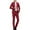 wine, variant on Men's Slim Fit 3 Piece Suit One Button Waterproof Business Wedding Dress Tux Suit Set Jacket Shirt Pants Big and Tall Size M-5XL White