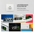 thumbnail image 6 of Prettyui LED Digital Alarm Clock Watch For Home Bedrooms Table Digital Snooze Electronic USB Desktop Mirror Clocks, 6 of 8