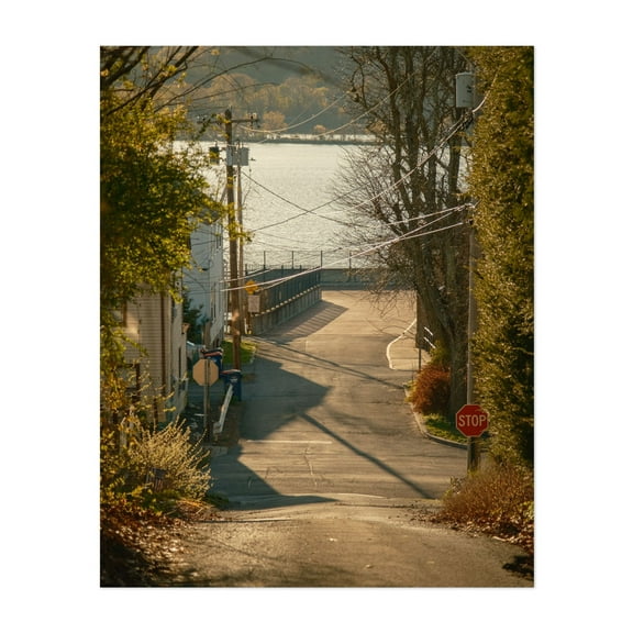 To the Hudson, Rhinecliff - Rhinebeck New York Photography Unframed Wall Art Print 8 x 10 inches